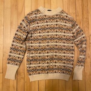 True Vintage Craftcentre Cymru Cream vintage knit sweater